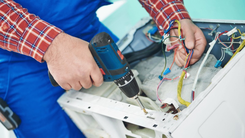 Akhisar Mdv Mdv çamaşır makinesi kart tamiri – Su almama arızası orijinal parça ile giderildi. - Teknik servis örneği